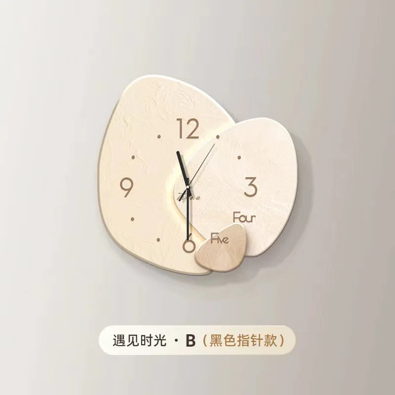 Elegant Nordic Style Wall Clock Unusual Quiet Large Gaming Room Wall Clock Decoration Aesthetic Reloj De Pared Decorations Home